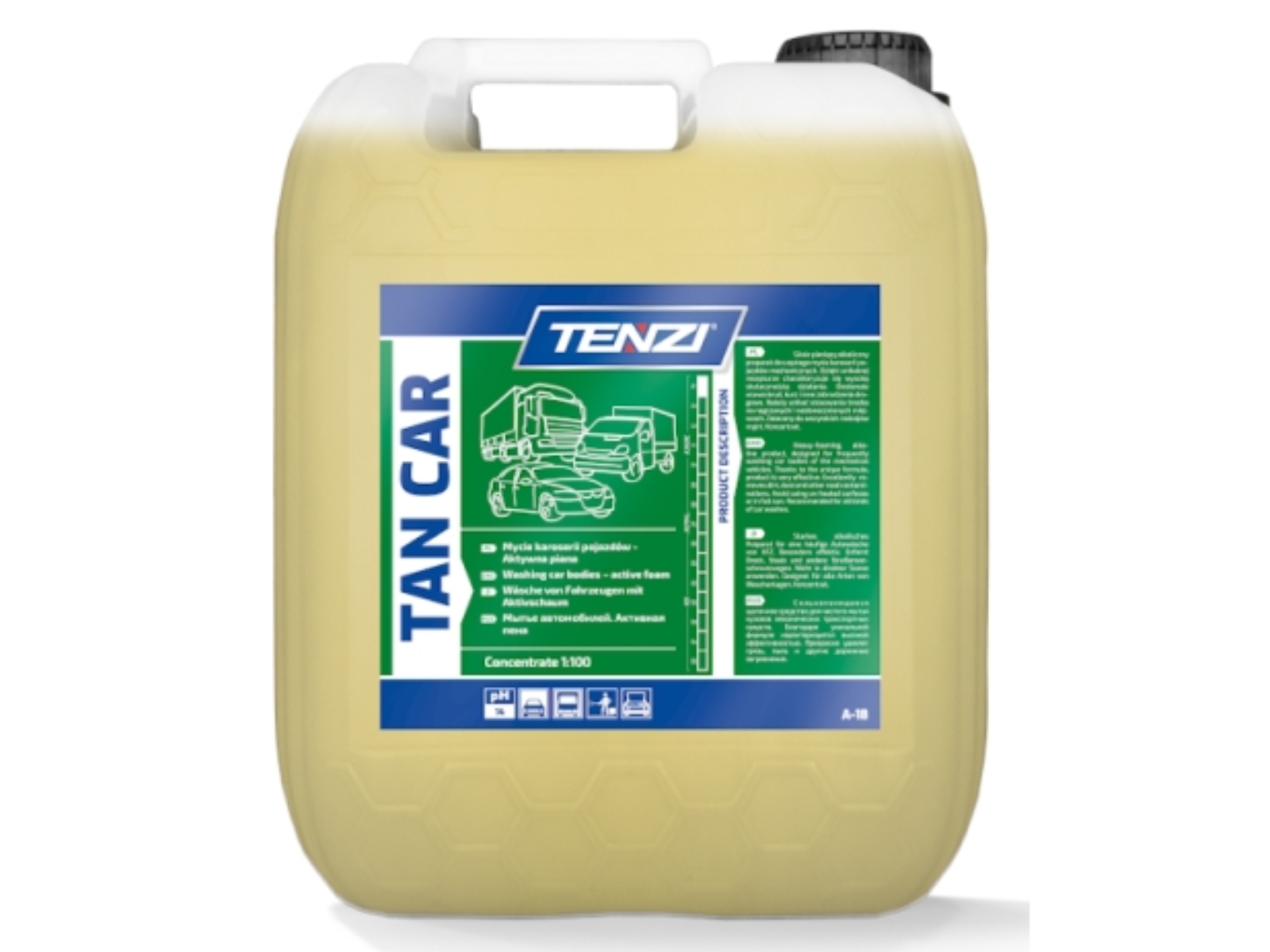 TAN CAR A18 Tenzi 10l aktywna piana do mycia aut